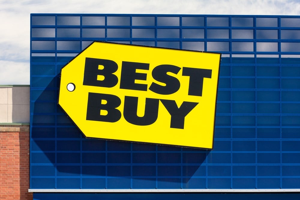 Best Buy stock price and store front